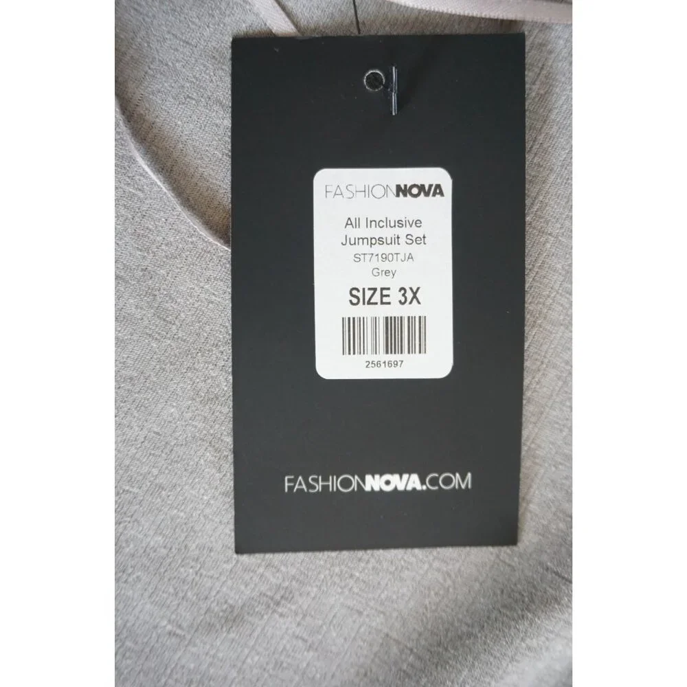 Fashion Nova Women Gray Open-Front Cardigan – Size 3X (NWT) - Picture 5 of 9